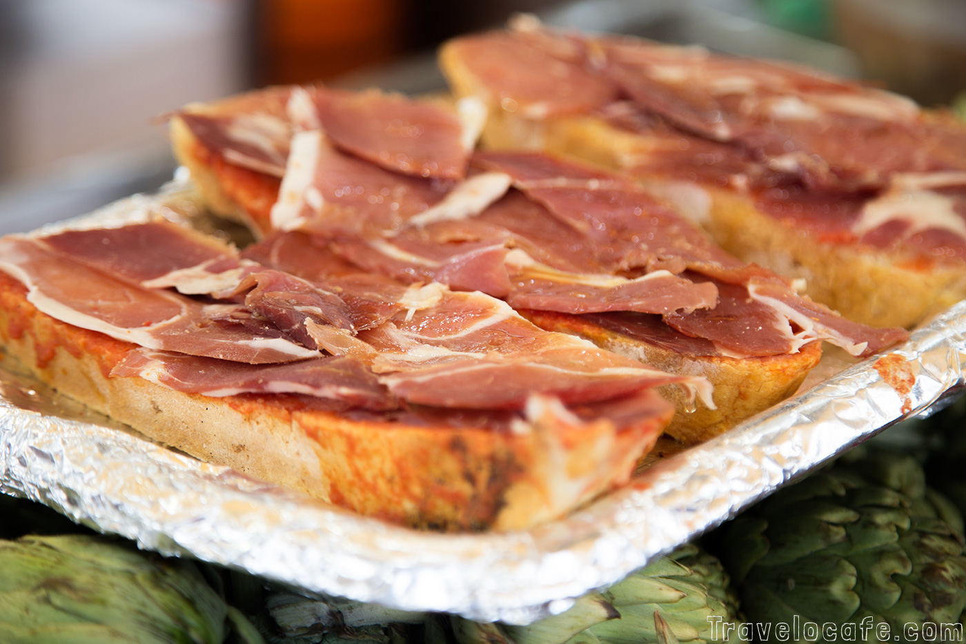 Tomato and olive oil toast - Food in Spain