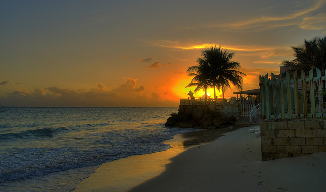 Follow my Footstep to the Sunset. Barbados