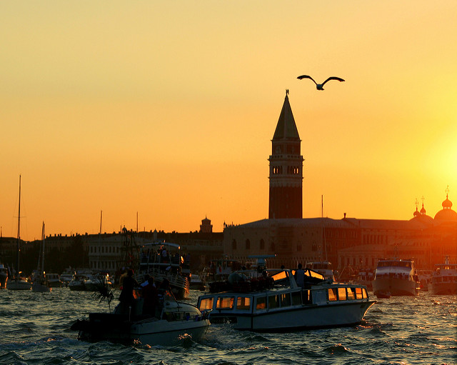 Sunset in Venice