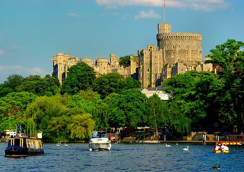 Windsor Castle from the Thames