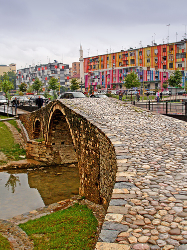 Old bridge in Tirana, Albania