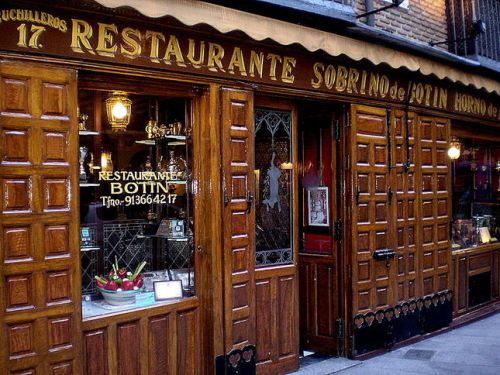 Sobrino de Botin, Madrid, Spain - The Oldest Restaurant In The World