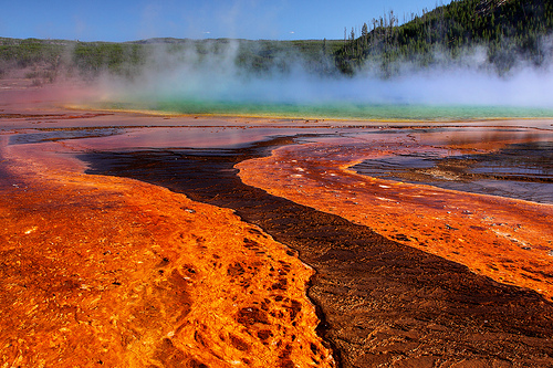 Grand Prismatic Spring overflow 2010