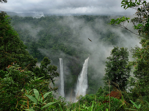 Tad Fane waterfall thundering down