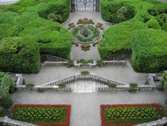 Villa Carlotta, view from the balcony