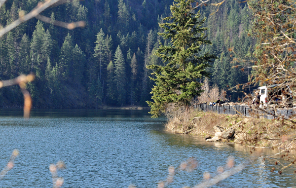 Fishing on Fernan Lake